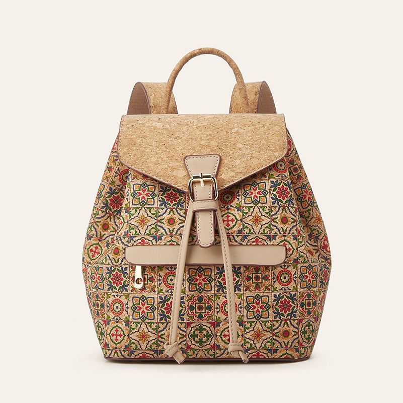 Women'S Bags Cross Body - Plecak Torba Retro z Korkowej Skóry