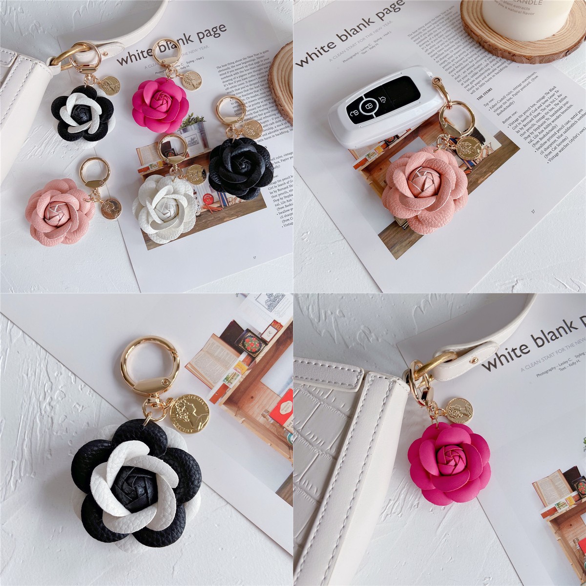 Women Bags Chanel - Breloczek z zawieszką do kluczy Chanel