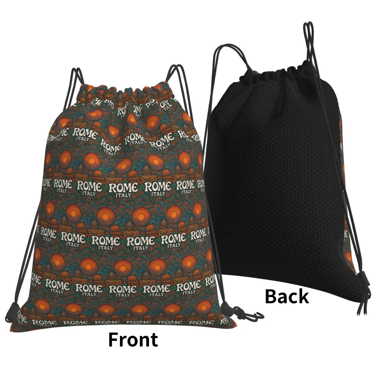 Women Bags Rome - Plecak w stylu trippy z motywem