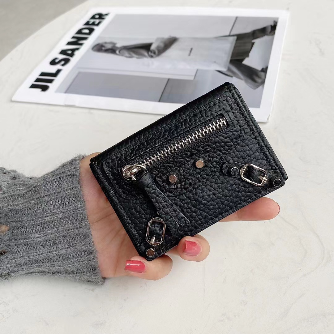 Women Bags Ck - Mini krótkie portfele damskie prawdziwej skóry