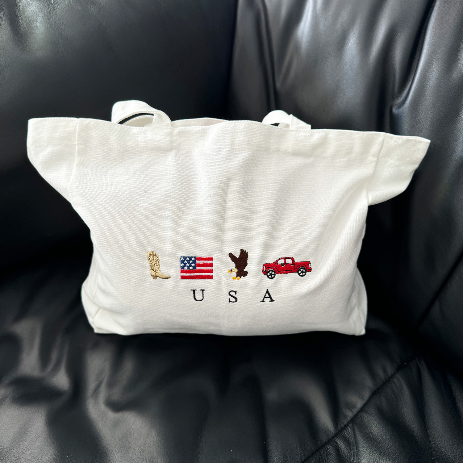Znaki USA haftowane białe płóc – Women Bags Ck recenzja i cena