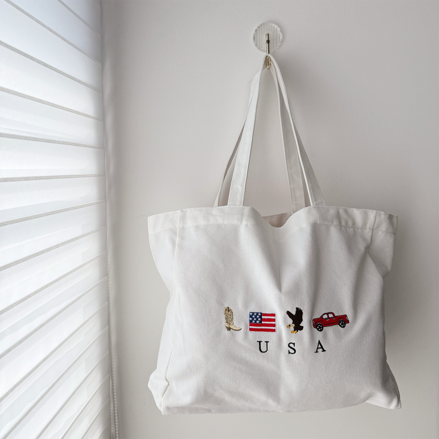 Znaki USA haftowane białe płóc – Women Bags Ck recenzja i cena