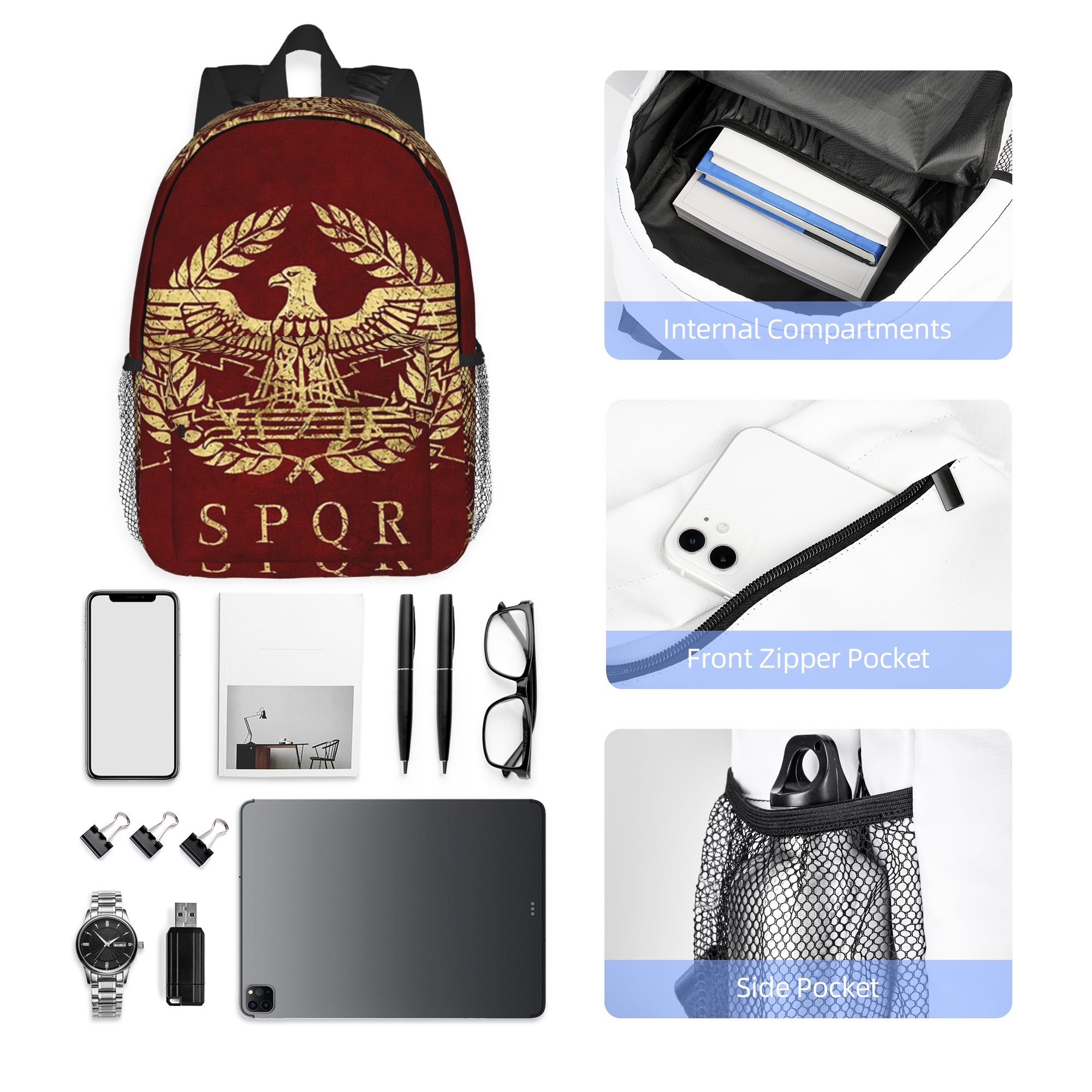 Plecak Rzymski SPQR, Wyprzedaż – Women Bags Rome recenzja i cena