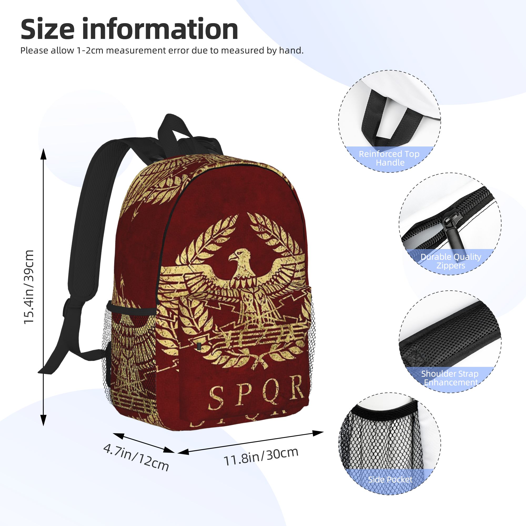 Plecak Rzymski SPQR, Wyprzedaż – Women Bags Rome recenzja i cena